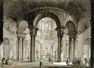 Veduta interna del Sepolcro di S. Costanza (View of the Interior of the Tomb of St. Costanza) from Vedute di Roma (The Views of Rome)