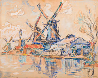 Overschie, les moulins (Overschie, The Windmills)