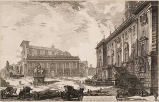 Veduta della Piazza del Campidoglio (View of the Piazza del Campidoglio), from Vedute di Roma (Views of Rome)