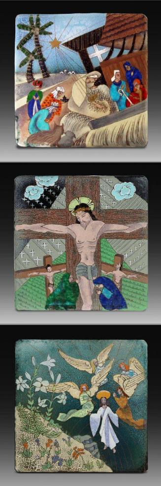 Triptych: Nativity, Crucifixion, Resurrection