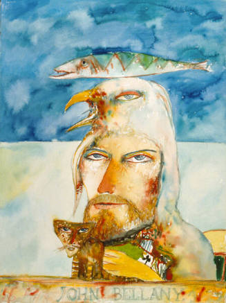 Self-Portrait with Cat