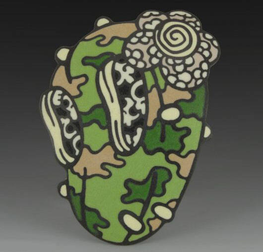 Picks in Camo Brooch