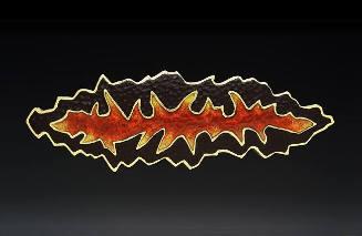 Lava Brooch