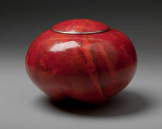 Red Tripod Container