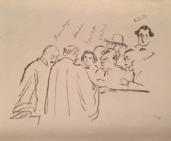 Verteidiger und Angeklagte (The Solicitors and the Accused)