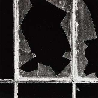 Broken Window, White Frame, Arkansas